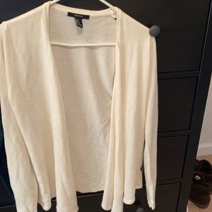 White cardigan